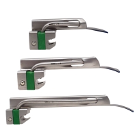 MILLER GREEN SYSTEM FIBER OPTICAL LARYNGOSCOPE BLADE