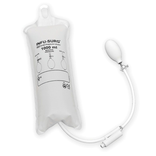 BOLSA DE INFUSION DE 1 LITRO CON GANCHO  MARCA ETHOX